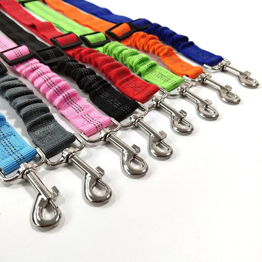 Arnés de Seguridad Ajustable para Perros en Auto con Cuerda Elástica Reflectante - Image 16