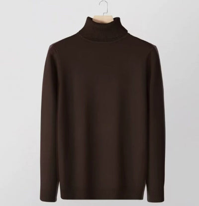 Suéter Cuello Alto Liso Ajustado - Blusa Casual Versátil - Image 11