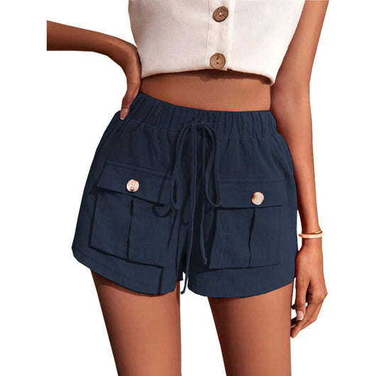 Pantalones Rectos Sueltos con Bolsillos y Cintura Ajustable - Image 4