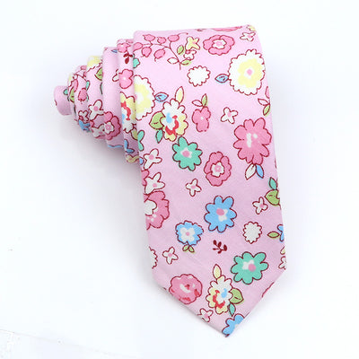 Corbata Angosta Estilo Coreano para Hombre en Algodón - Image 33
