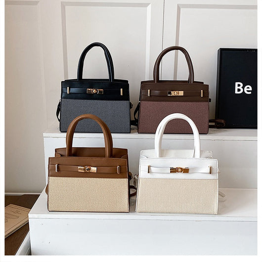 Bolsa Crossbody Retro con Bloques de Color - Image 24
