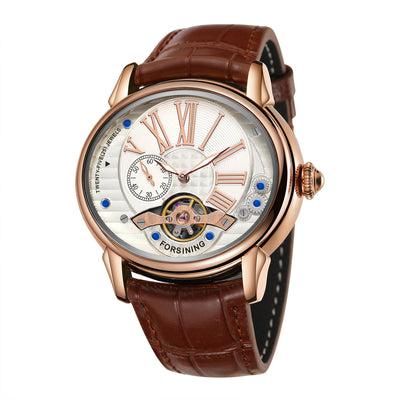Reloj Mecánico de Estilo Clásico con Volante Visible para Hombre - Image 6