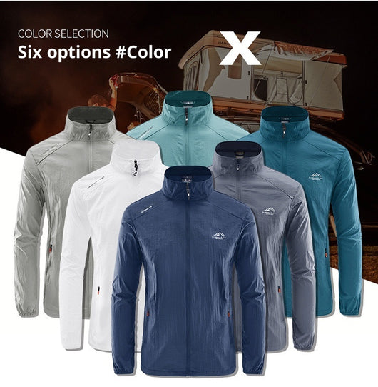 Ropa de Protección Solar Transpirable en Seda de Hielo para Hombre - Image 15