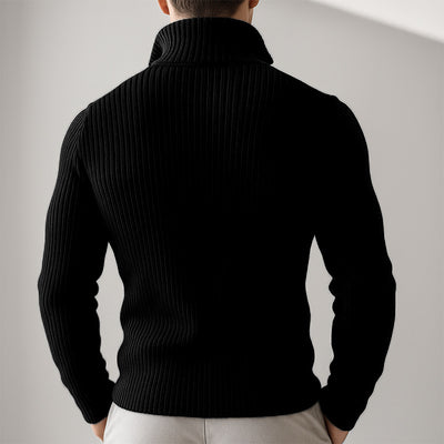 Cardigan Cuello Alto con Cierre de Cremallera para Hombre - Image 15