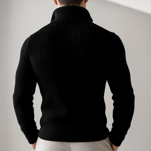 Cardigan Cuello Alto con Cierre de Cremallera para Hombre - Image 15