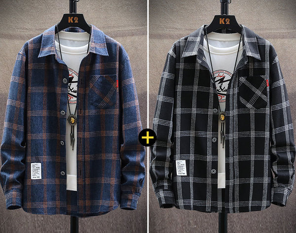 Camisa Casual Hombre Estilo Coreano Moderna con Volantes