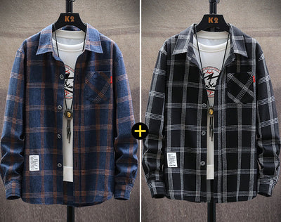 Camisa Casual Hombre Estilo Coreano Moderna con Volantes