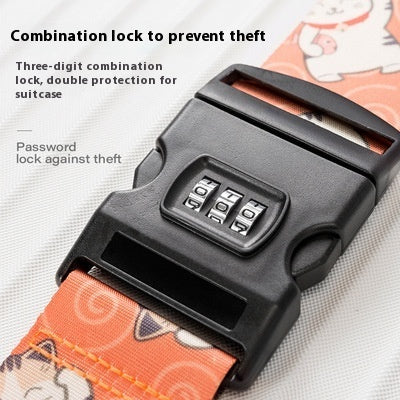 Correa de Seguridad con Candado para Maleta y Equipaje de Viaje - Image 2