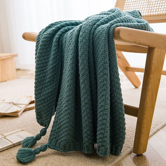Manta de Sofá Casual con Borlas - Image 8