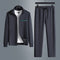 Conjunto Deportivo Casual de Dos Piezas con Mangas Largas para Hombre