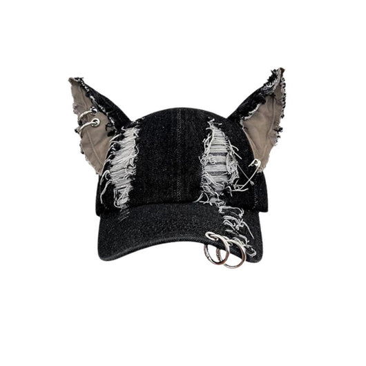 Gorra de Béisbol Denim Lavado con Diseño Vintage - Image 12