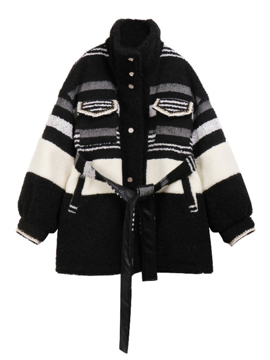 Abrigo Acolchado de Lana de Cordero para Mujer - Image 8
