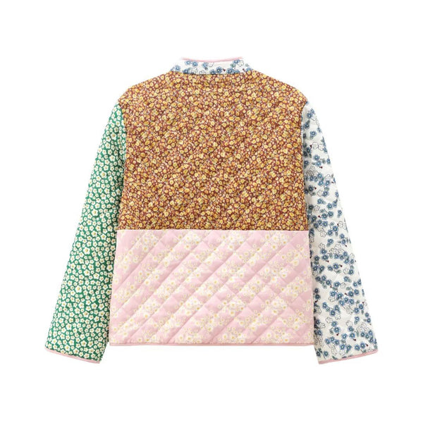 Chaqueta Acolchada de Patchwork para Mujer - Colección Otoño