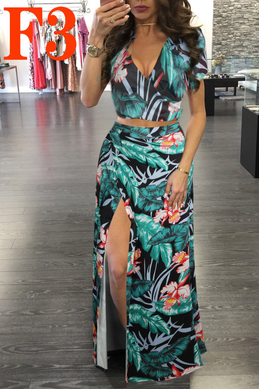 Conjunto Floral de Dos Piezas para Mujer - Image 10