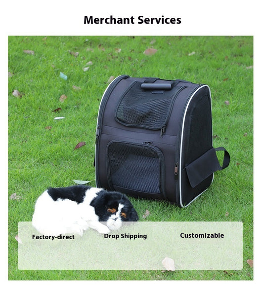 Mochila Transportadora Respirable para Mascotas - Gran Capacidad - Image 10