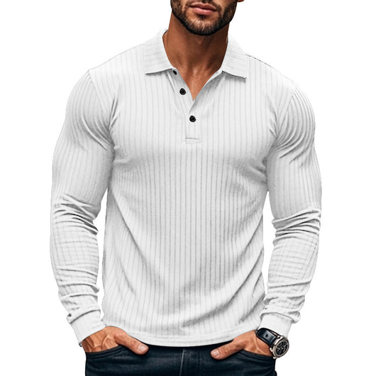 Camisa Casual Clásica para Hombre con Solapa y Botones - Image 6