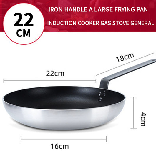 Sartén de Aluminio con Fondo Plano - Calidad Premium para tu Cocina - Image 3