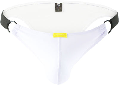 Bóxer de Cuero para Hombre Triángulo Baja Cintura con Doble Hebilla - Image 3