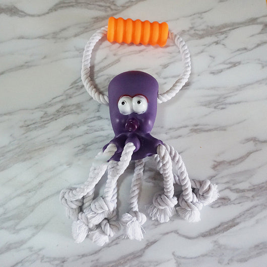 Juguete de Cuerda de Cáñamo Resistente a Mordidas con Pelota Masajeadora para Cachorros - Image 7