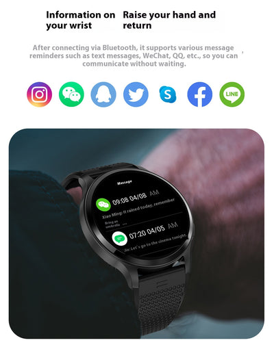 Reloj Inteligente LW77 con Llamadas por Bluetooth, Monitor de Frecuencia Cardíaca y Oxígeno - Image 25