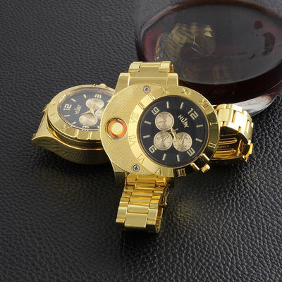 Encendedor Inteligente USB Tipo Reloj de Pulsera para Hombre - Image 5