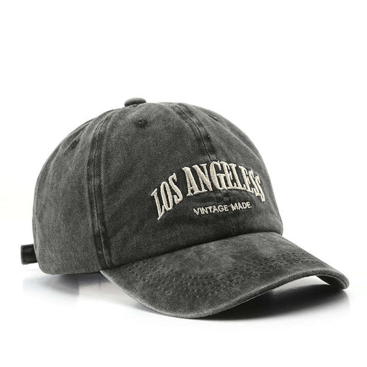 Gorra de Béisbol con Bordado de Letras Desgastadas - Image 5