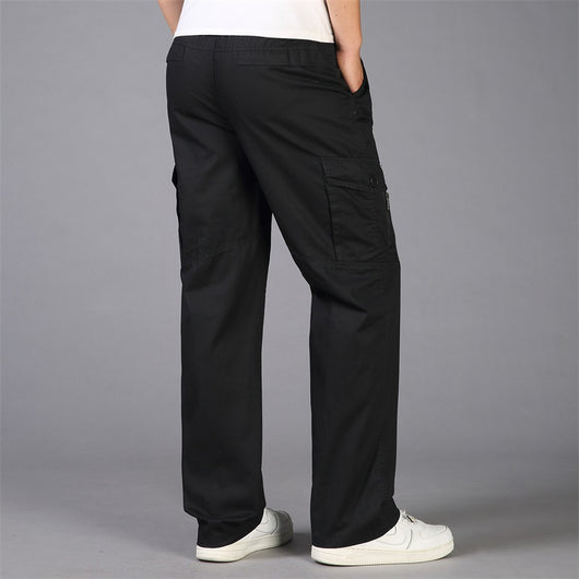 Pantalones Sueltos Coreanos Cintura Alta Pierna Recta - Image 12