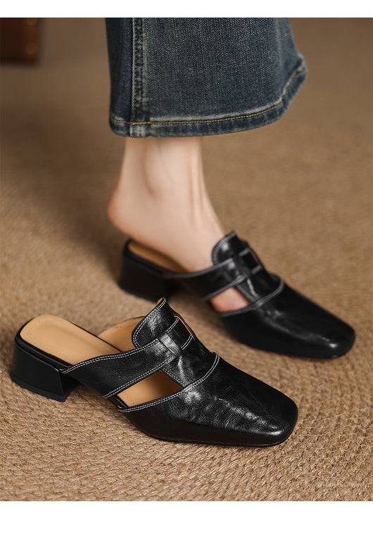 Sandalias Retro Mujer Tacón Bajo Grueso - Cómodas para Verano - Image 10