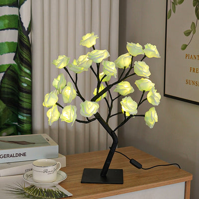 Lámpara Decorativa Árbol de Rosas para Dormitorio - Image 8