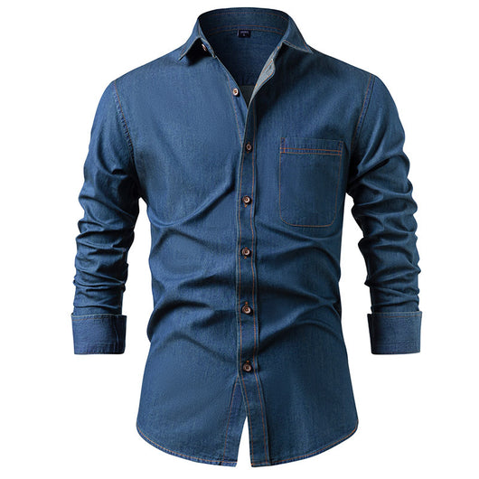 Chaqueta Casual de Algodón Puro Resistente a Arrugas para Hombre - Image 4