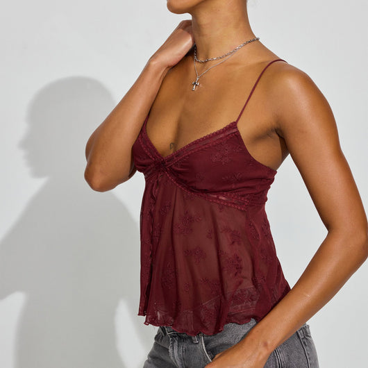 Vestido Sensual de Malla Hueca con Abertura Lateral - Image 14