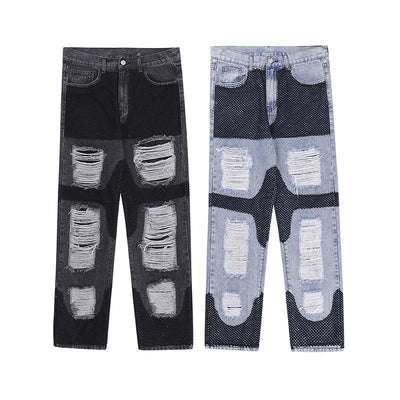 Jeans Holgados Casuales para Hombre con Detalles Deshilachados - Image 6