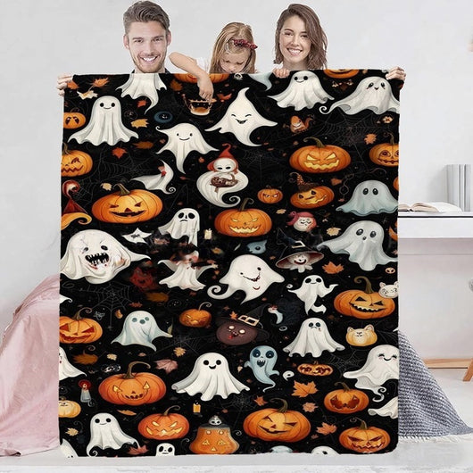 Manta de Franela con Diseños Estampados de Halloween - Image 21