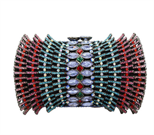 Cartera Clutch Vacía con Diamantes - Estuche Rígido de Lujo - Image 41