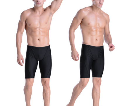 Bóxer de Natación Sharkskin Esquina Plana para Hombre Talla Grande - Image 3