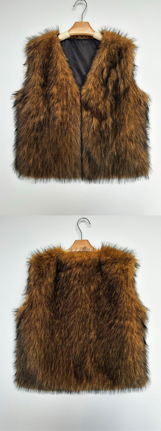 Chaleco de Piel Sintética Ecológica Unisex - Diseño Europeo - Image 24