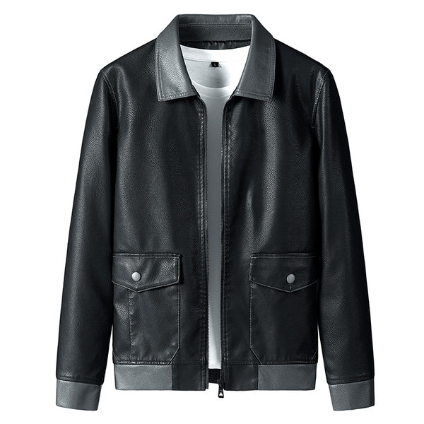 Chaqueta Otoñal Holgada para Hombre Talla Grande Estilo Papá