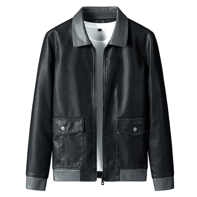 Chaqueta Otoñal Holgada para Hombre Talla Grande Estilo Papá