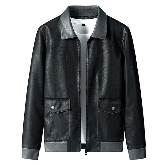 Chaqueta Otoñal Holgada para Hombre Talla Grande Estilo Papá