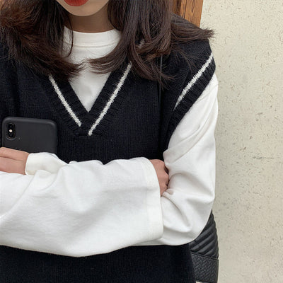 Suéter Ligero Holgado para Mujer - Prenda Versátil de Estilo Coreano - Image 12