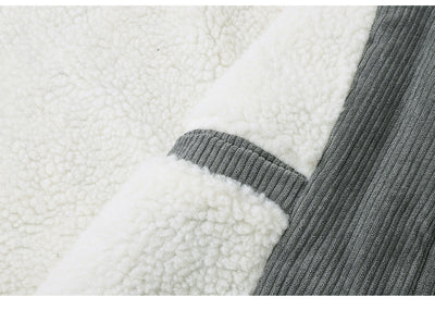 Chaqueta de Polar con Solapa Acolchada para Hombre - Abrigo Grueso y Cálido - Image 17
