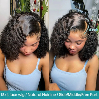 Peluca Corta Rizada para Mujer - Estilo Simple y Versátil - Image 12
