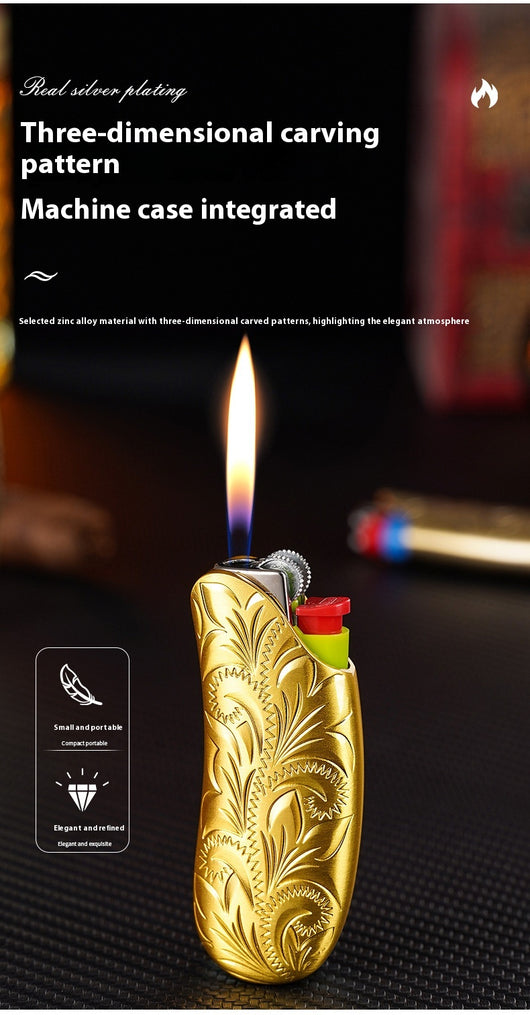 Encendedor Metálico con Protector de Seguridad - Diseño Ergonómico - Image 27