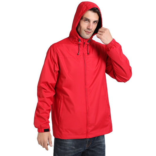 Chaqueta Deportiva Impermeable para Hombre con Capucha - Image 8