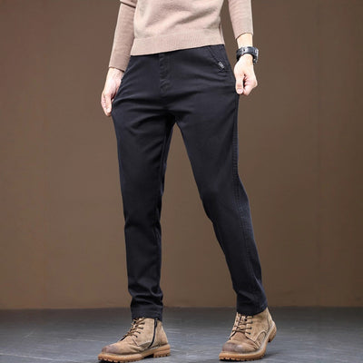 Pantalones Casuales Rectos para Hombre Chaolunbu - Corte Clásico y Cómodo - Image 4