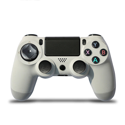 Rose gold wireless game controller with dual vibration, Bluetooth, and action buttons for PS4, PC, and P3. - Image 24