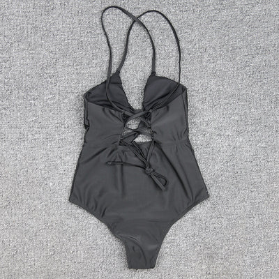 Traje de Baño Entero para Mujer con Tirantes Cruzados - Image 6
