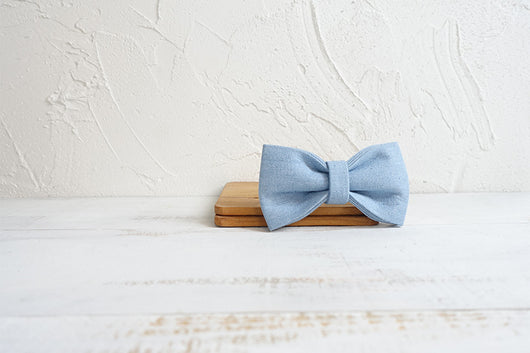 Moño Elegante Doble Capa para Perros en Azul - Image 5