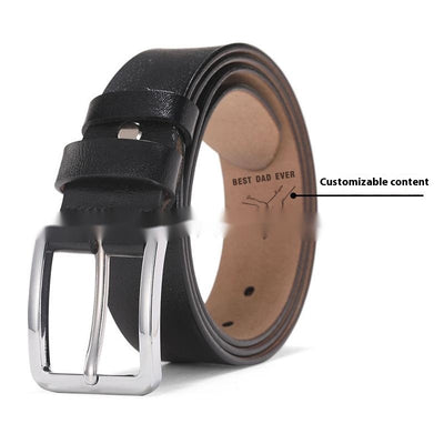 Cinturón Vintage Europeo para Hombre - Hebilla Grabada Doble Cara, Ideal para Regalo del Día del Padre - Image 16