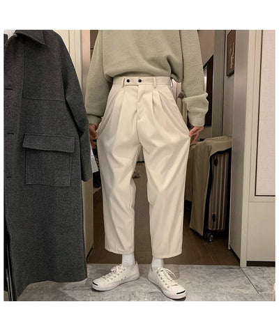 Pantalones Casuales Holgados Vintage para Hombre con Detalle Colgante - Image 15